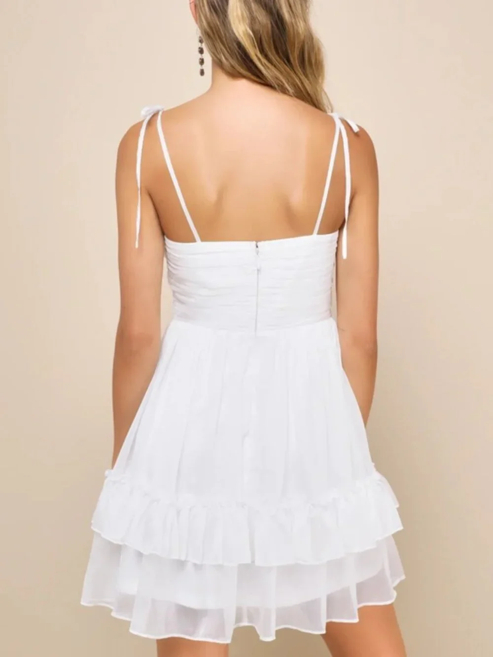 Lulu's white mini dress - Picture 1 of 5